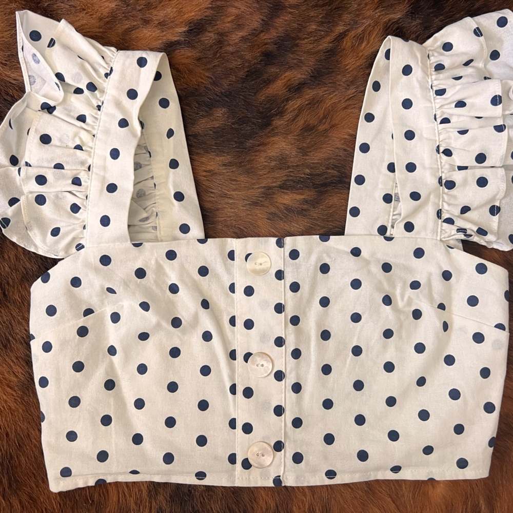 Polka Dot crop top